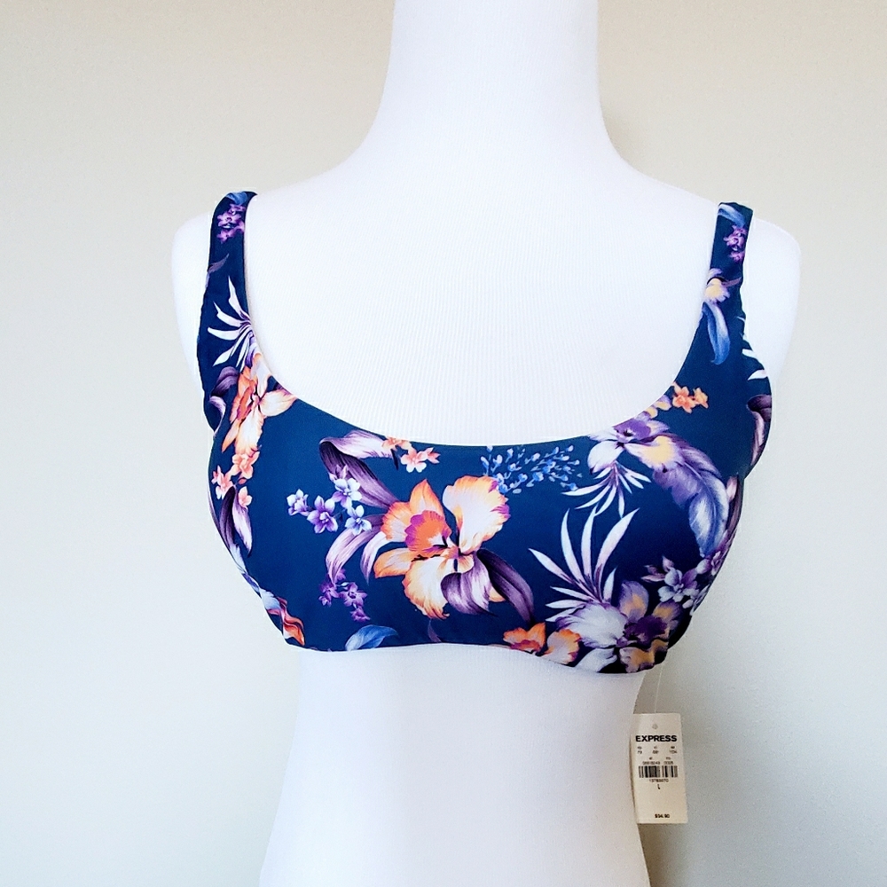 Print Scoop Bikini Top